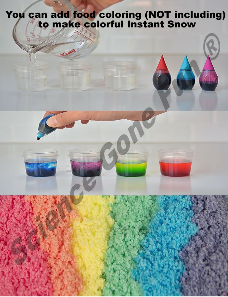 Science Gone Fun Magic Trick with 1 Pound Instant Snow Powder Will Make 8 Gallons - Image 5
